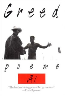 Front cover_Greed Poems By Ai