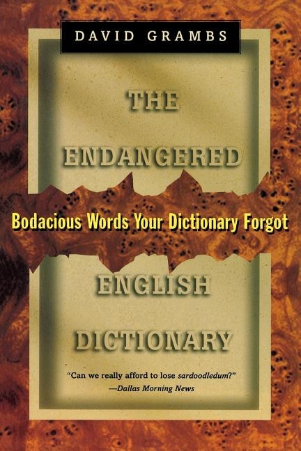 Front cover_Endangered English Dictionary
