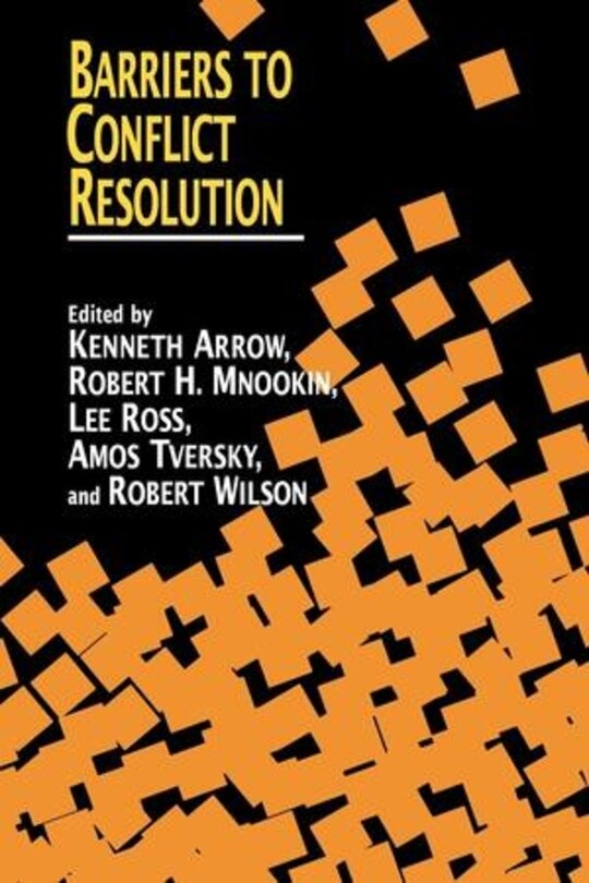 Front cover_Barriers to Conflict Resolution
