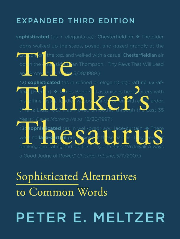 Front cover_The Thinker's Thesaurus Expanded Third Edition