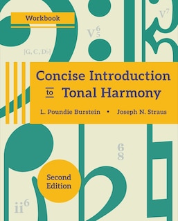 Couverture_Concise Introduction to Tonal Harmony Workbook