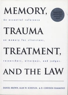 Front cover_Memory Trauma Treatment And The Law