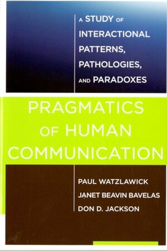 Couverture_Pragmatics Of Human Communication