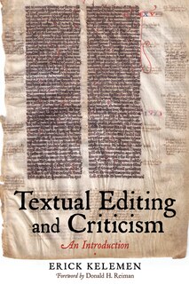 Couverture_Textual Editing And Criticism