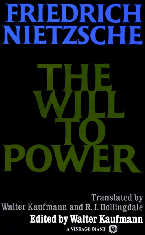 Front cover_The Will To Power