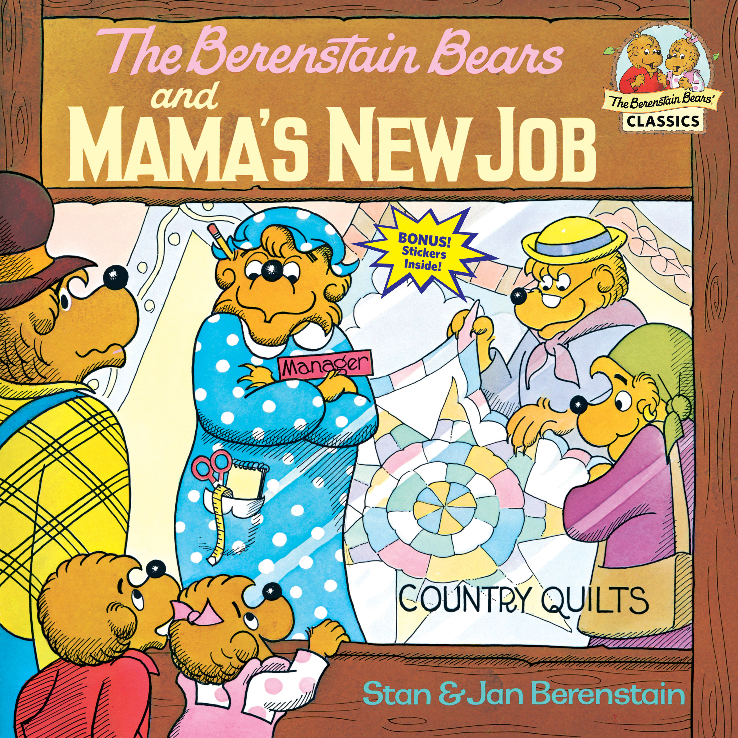 The Berenstain Bears And Mama's New Job – Paperback By Stan & Jan Berenstain, Good Condition (ISBN 9780394868813)