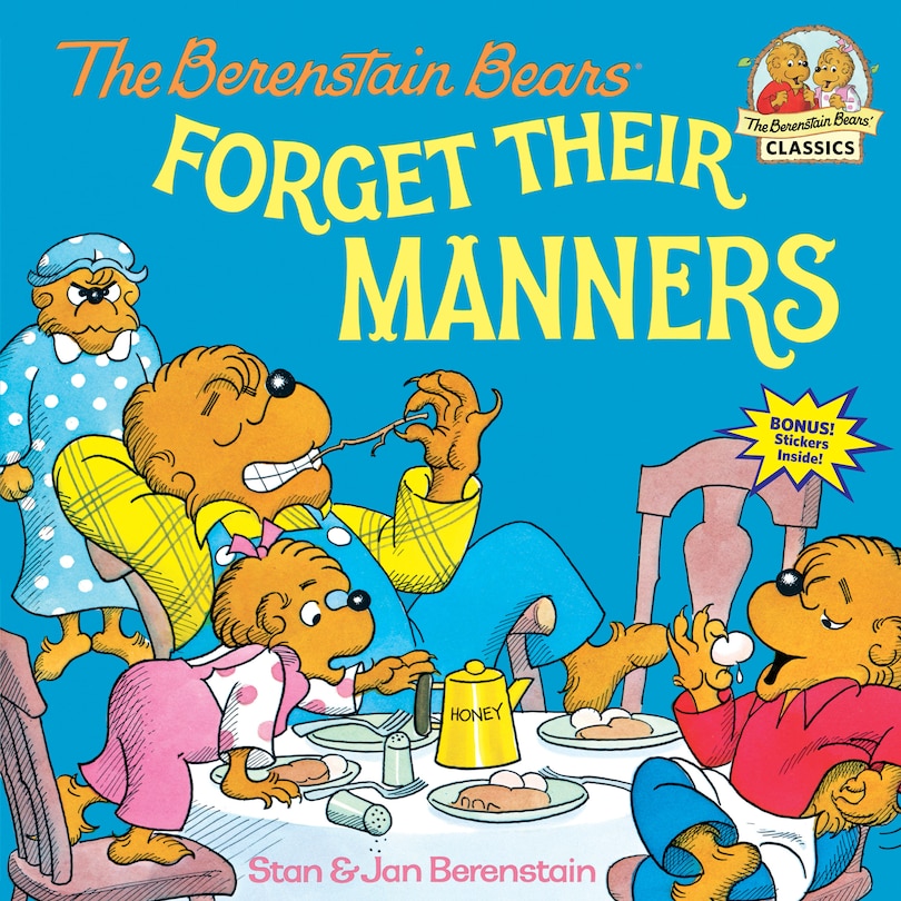 Front cover_The Berenstain Bears Forget Their Manners