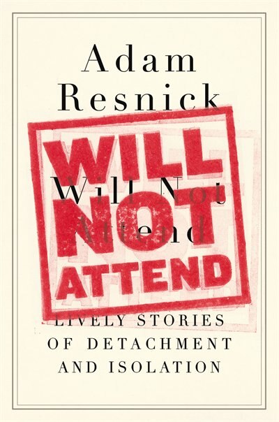 Front cover_Will Not Attend