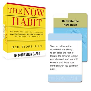 Front cover_The Now Habit: 64 Motivation Cards