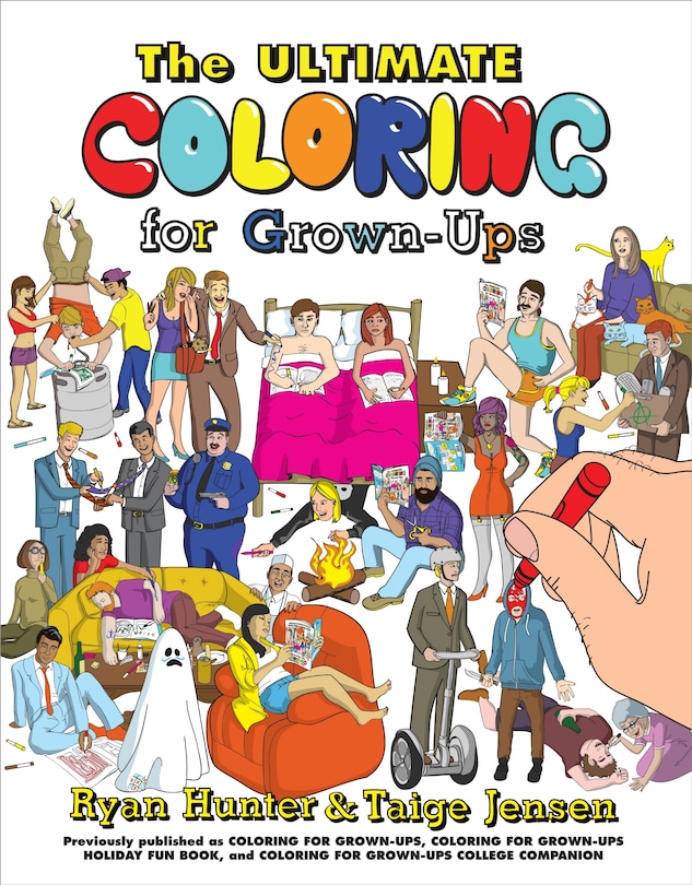 Front cover_The Ultimate Coloring For Grown-ups