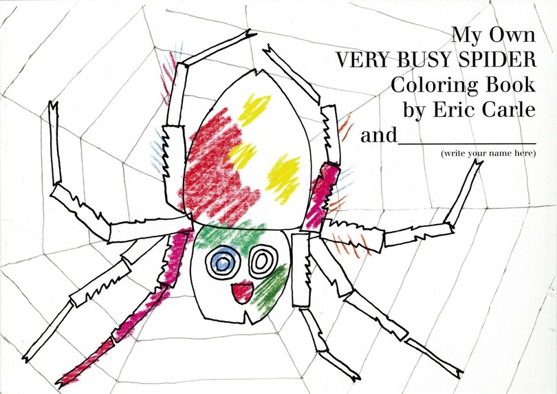 Couverture_My Own Very Busy Spider Coloring Book