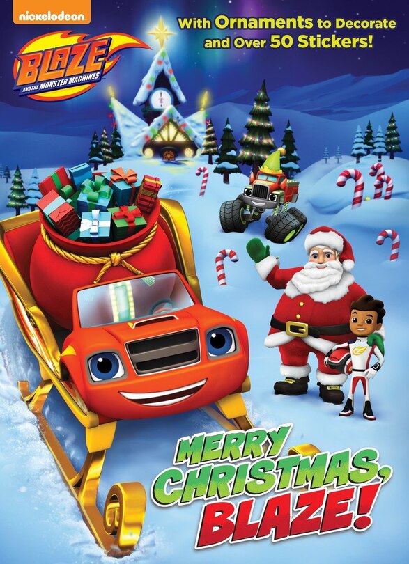 Front cover_Merry Christmas, Blaze! (blaze And The Monster Machines)