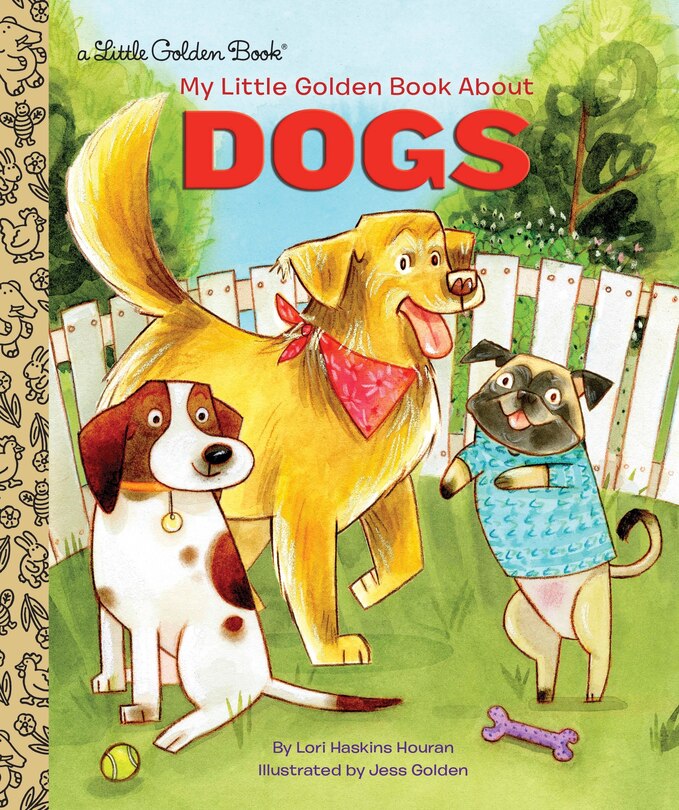 Front cover_My Little Golden Book About Dogs