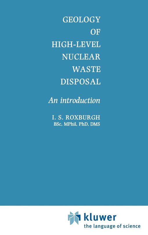 Front cover_Geology of High-Level Nuclear Waste Disposal