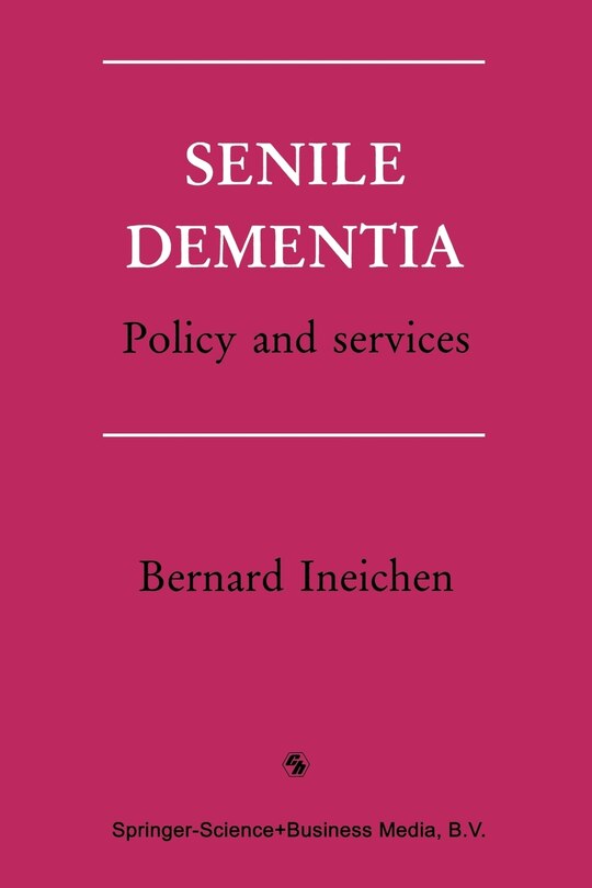 Front cover_Senile Dementia