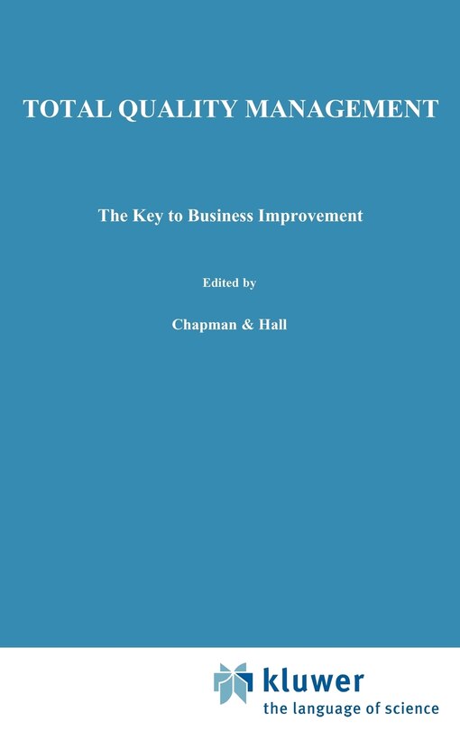 Front cover_Total Quality Management