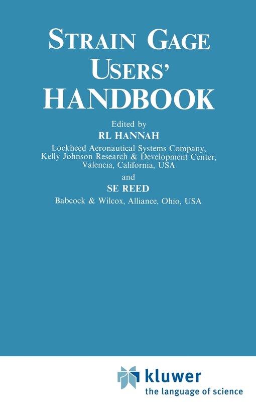 Front cover_Strain Gage Users' Handbook