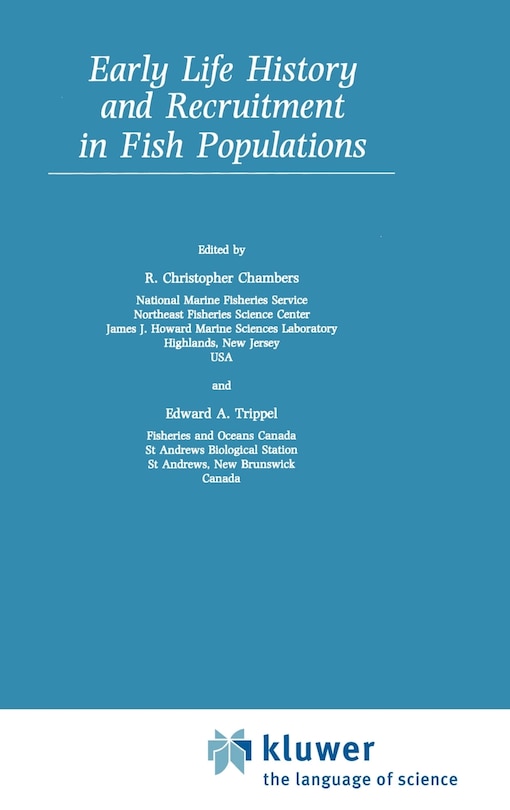 Couverture_Early Life History and Recruitment in Fish Populations