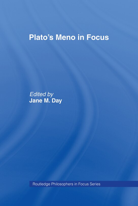 Front cover_Plato's Meno in Focus