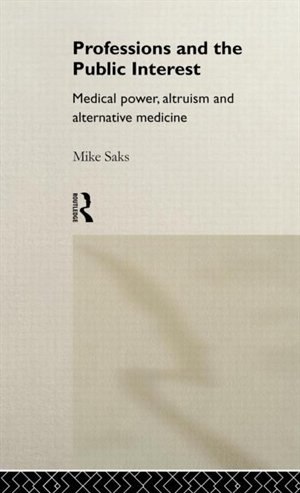 Front cover_Professions and the Public Interest