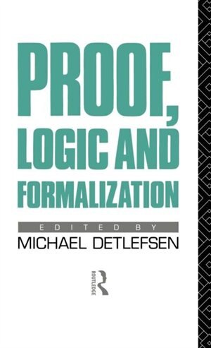 Front cover_Proof, Logic and Formalization