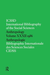Couverture_Ibss: Anthropology: 1986 Vol 32