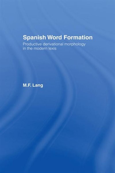 Couverture_Spanish Word Formation