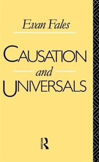 Couverture_Causation And Universals