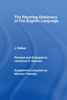 Couverture_Walker's Rhyming Dictionary of the English Language
