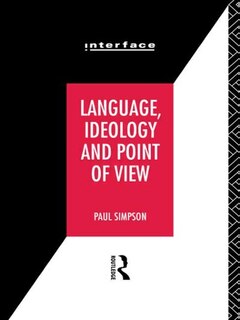 Front cover_Language, Ideology and Point of View