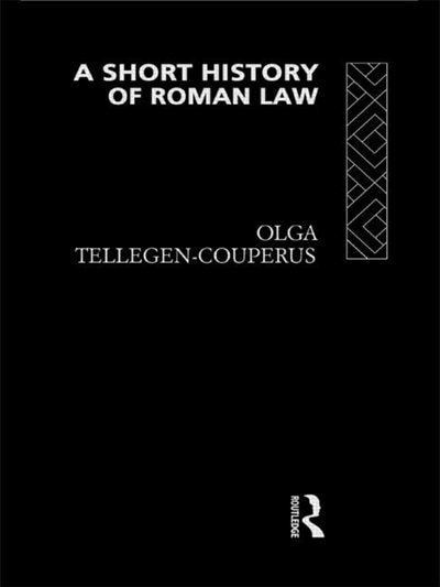 Front cover_A Short History of Roman Law