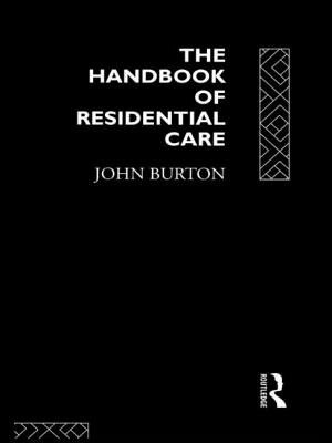 Couverture_The Handbook of Residential Care