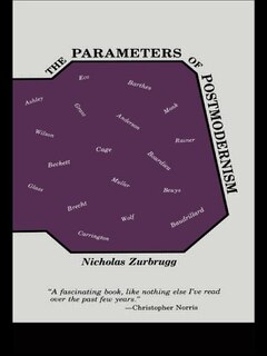 Couverture_The Parameters Of Postmodernism