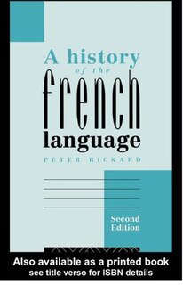 Front cover_A History of the French Language