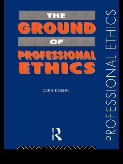 Front cover_Ground of Professional Ethics