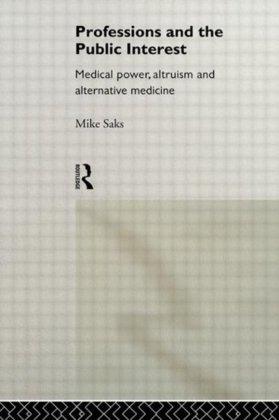 Front cover_Professions and the Public Interest