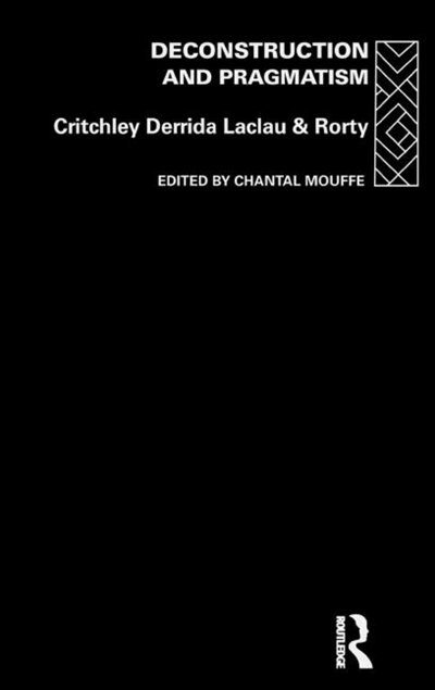 Couverture_Deconstruction and Pragmatism