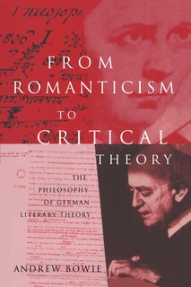 Front cover_From Romanticism To Critical Theory