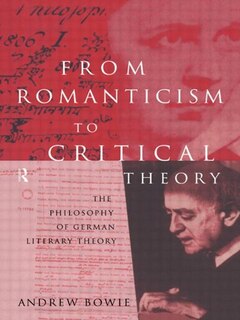 Couverture_From Romanticism To Critical Theory