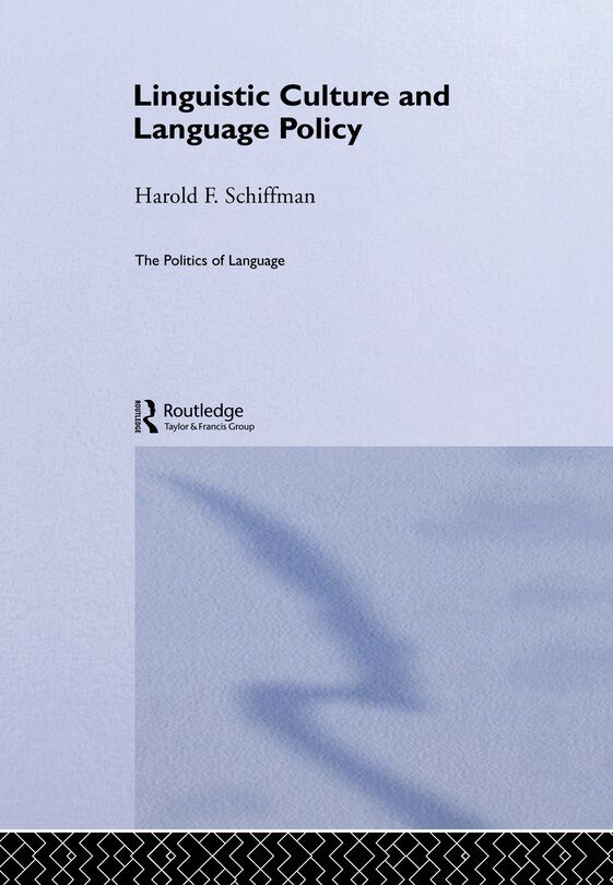 Front cover_Linguistic Culture and Language Policy