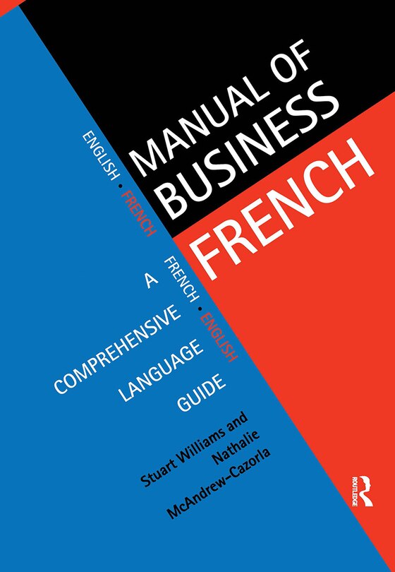 Front cover_Manual of Business French