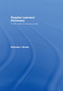 Couverture_Russian Learners' Dictionary