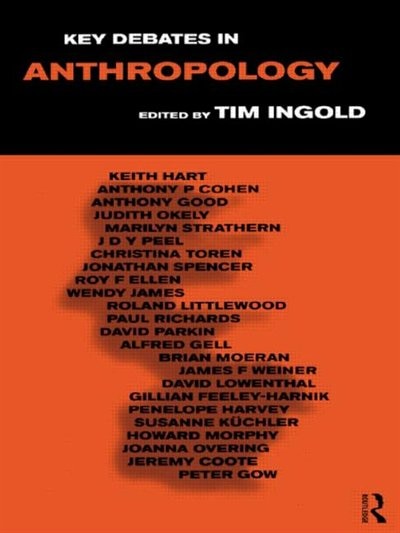 Front cover_Key Debates In Anthropology