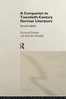 Couverture_A Companion to Twentieth-Century German Literature