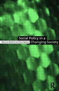 Front cover_Social Policy in a Changing Society