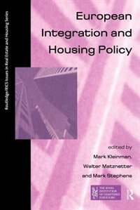 Front cover_European Integration and Housing Policy