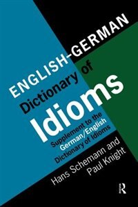 Couverture_English/German Dictionary of Idioms
