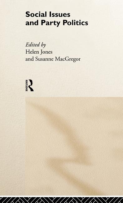 Front cover_Social Issues and Party Politics