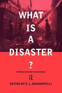 Couverture_What is a Disaster?