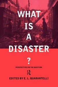 Couverture_What is a Disaster?